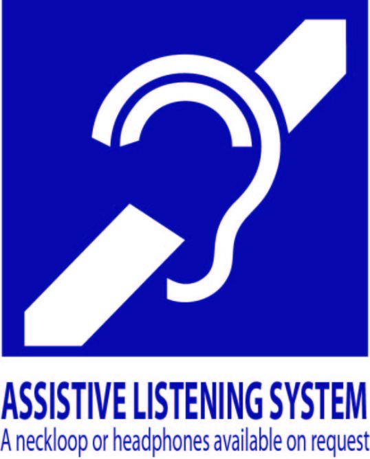 Assistive Listening System Sign Apr 26 2021